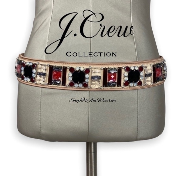 J.Crew Collection NWT jeweled rhinestone belt *shop@iamwarrior main image 7